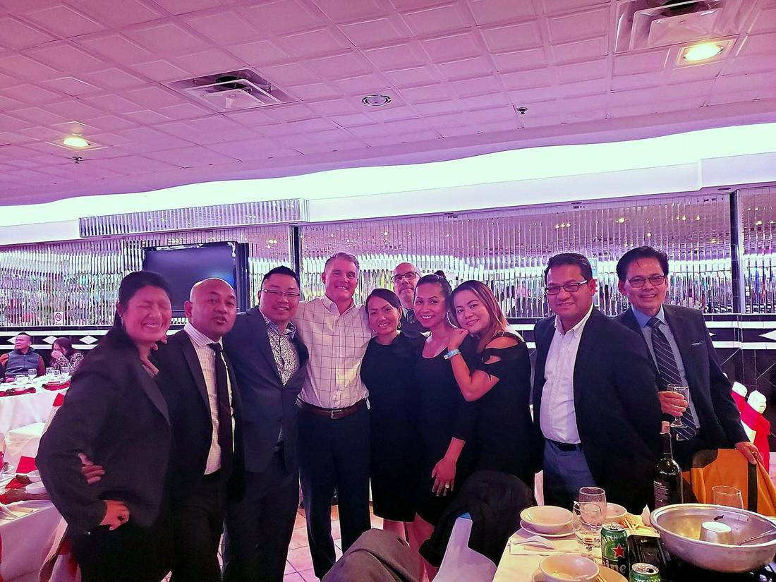 SEEDS team celebrating at the gala
