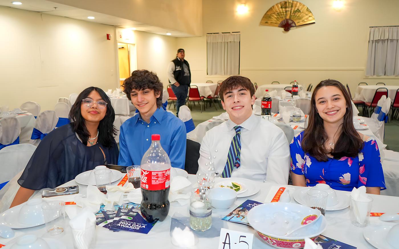 Young SEEDS guests at the gala awards