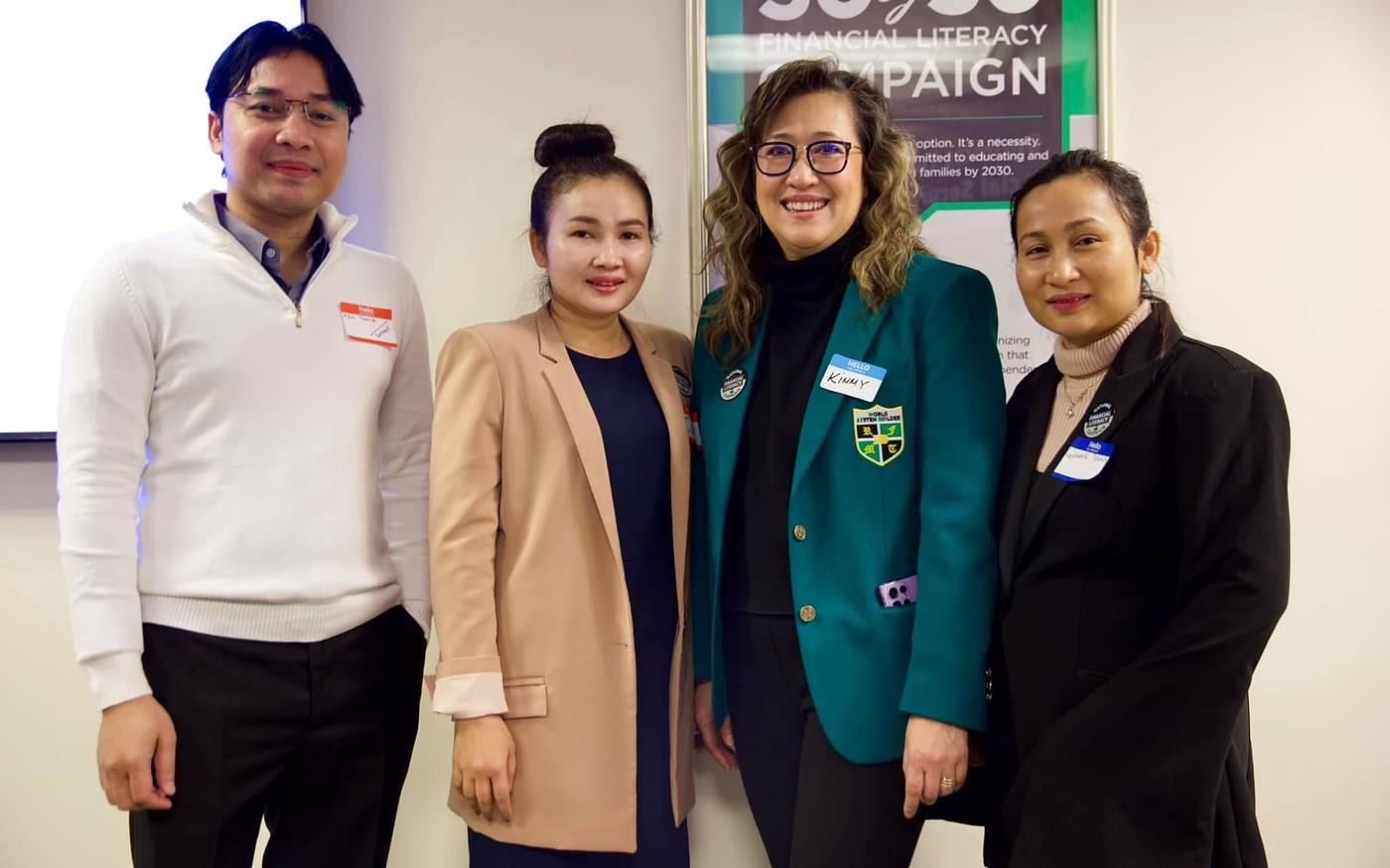 SEEDS members at a Financial Literacy Campaign event