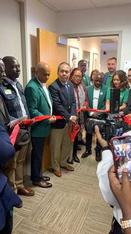 Grand opening ribbon cutting