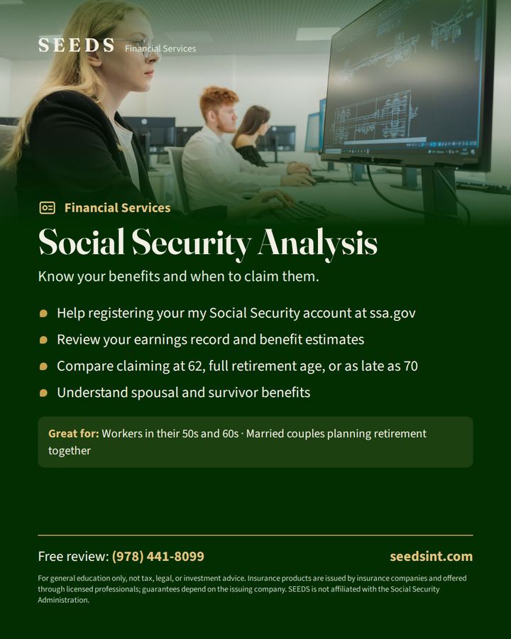 Social Security Analysis flyer
