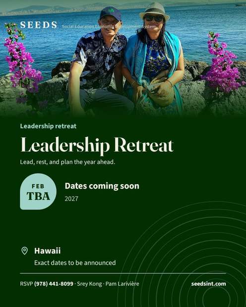 Leadership Retreat flyer