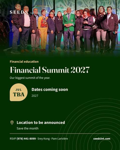 Financial Summit 2027 flyer