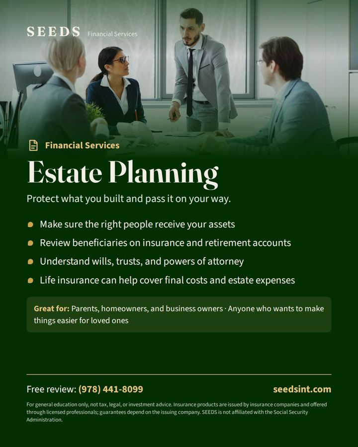 Estate Planning flyer