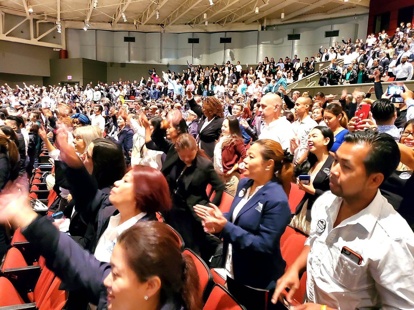 Thousands strong at the national convention