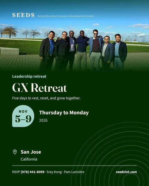 GX Retreat flyer