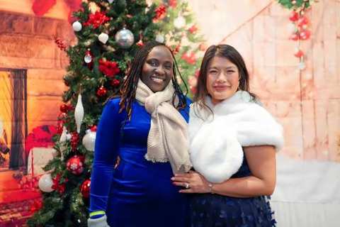Holiday gala friends