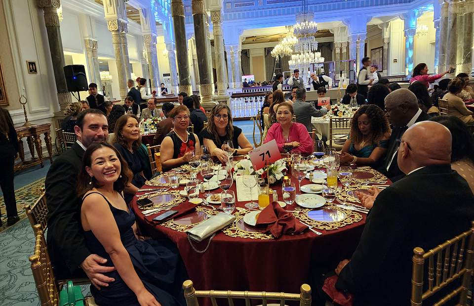 SEEDS leaders at the international gala dinner