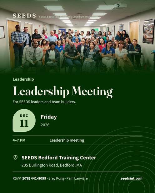 Leadership Meeting flyer