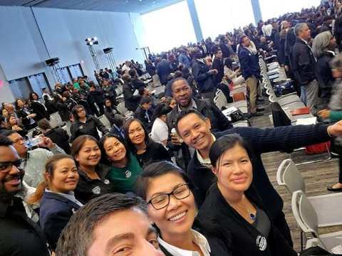 Convention selfie with the SEEDS family
