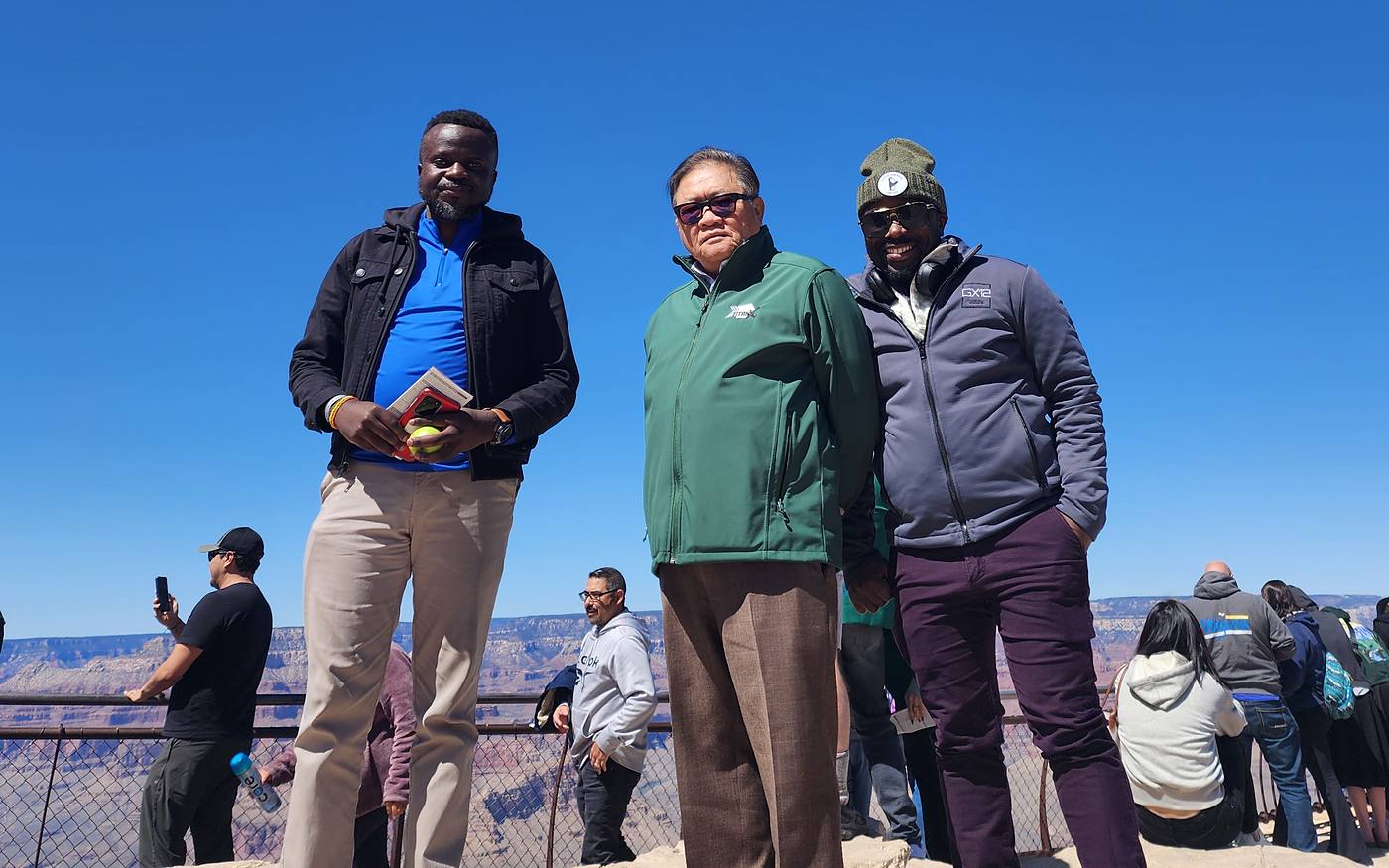 SEEDS team members at a Grand Canyon overlook