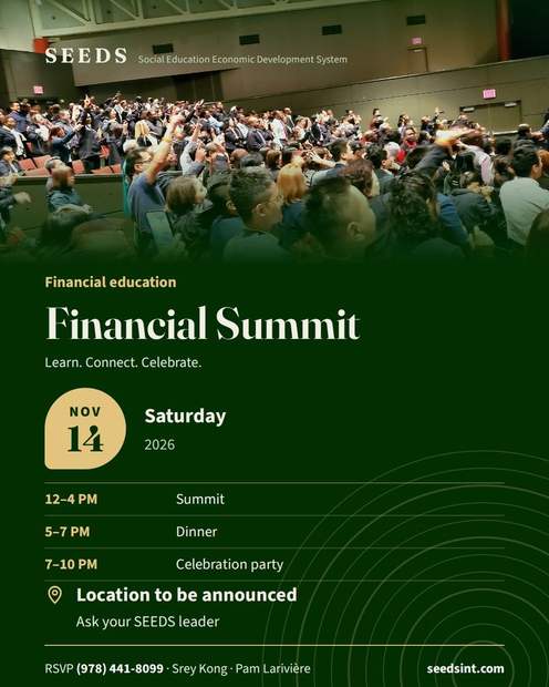 Financial Summit flyer